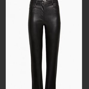 Aritzia Melina Faux Leather Pant - Short length